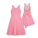Blossom Backless Vichy Bow Dress - 2 Years