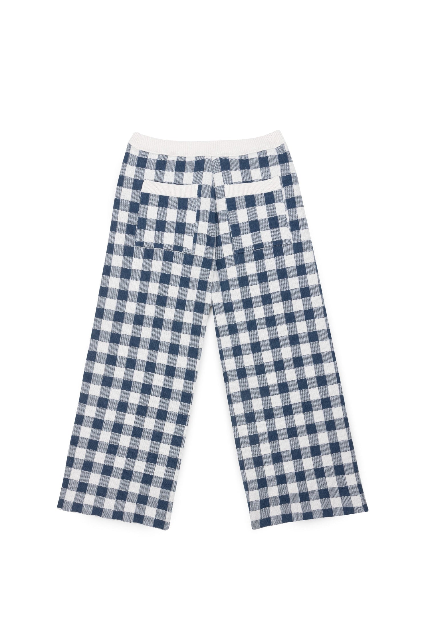 Carlota Pant - Ecru/Dark Blue - 2 Years