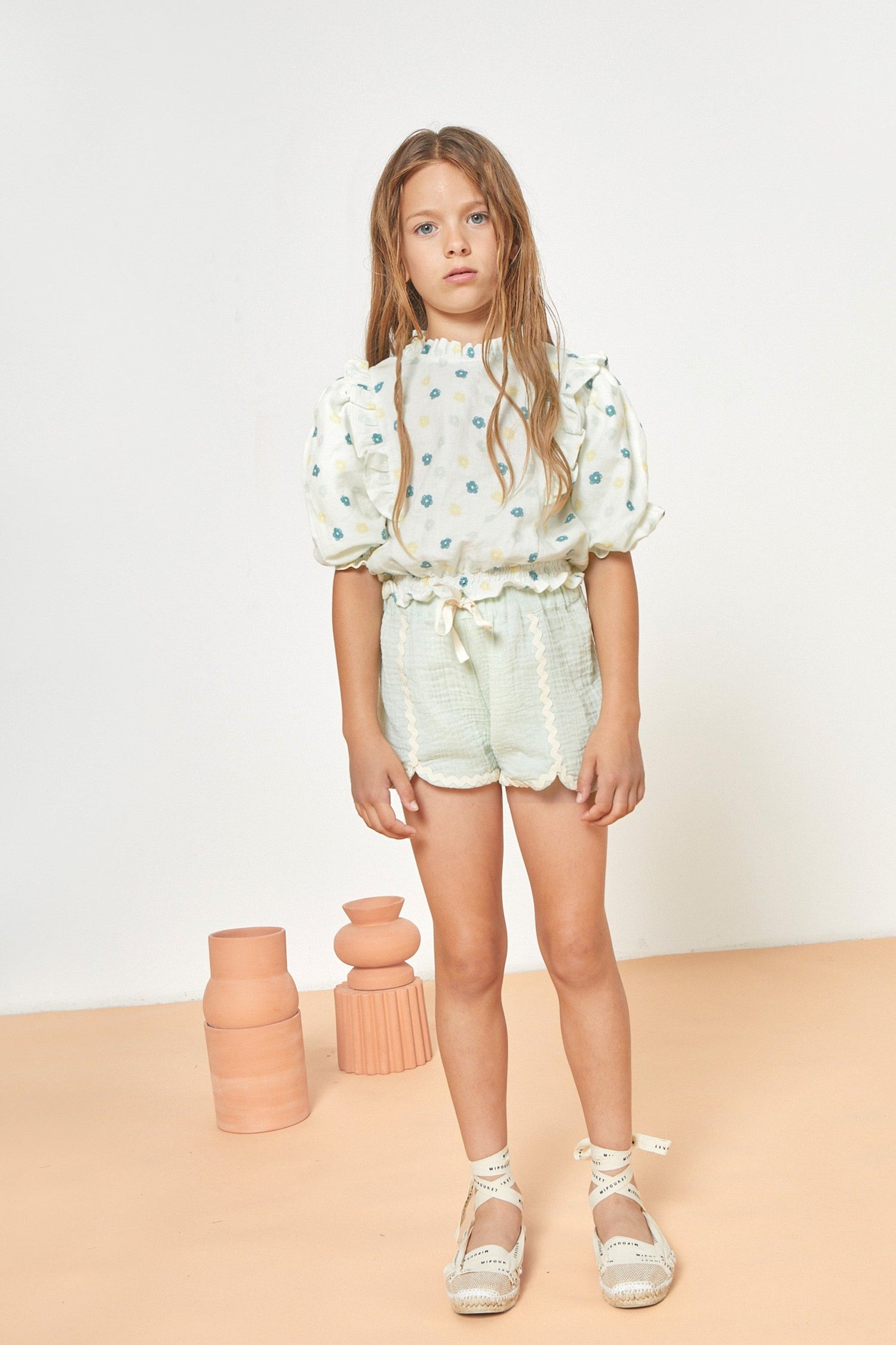 Mia Muslin Flower Blouse - 2 Years