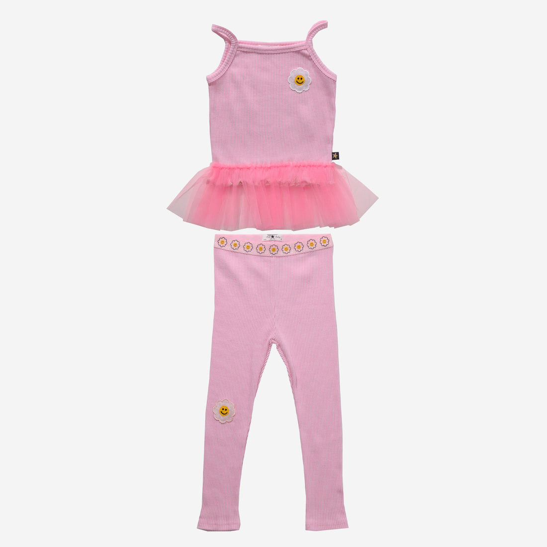 Daisy Tutu Top Legging - Pink - 6 Months