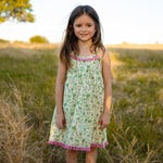 Sole Print Dress - Green - 2 Years