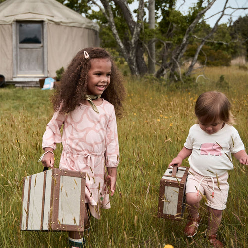 Pink Elephant Baby T-Shirt - 6-12 Months