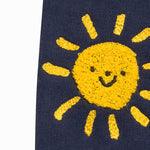 Sunshine & Cloud Knee Patch Harem Pant - Navy - 3-6 Months