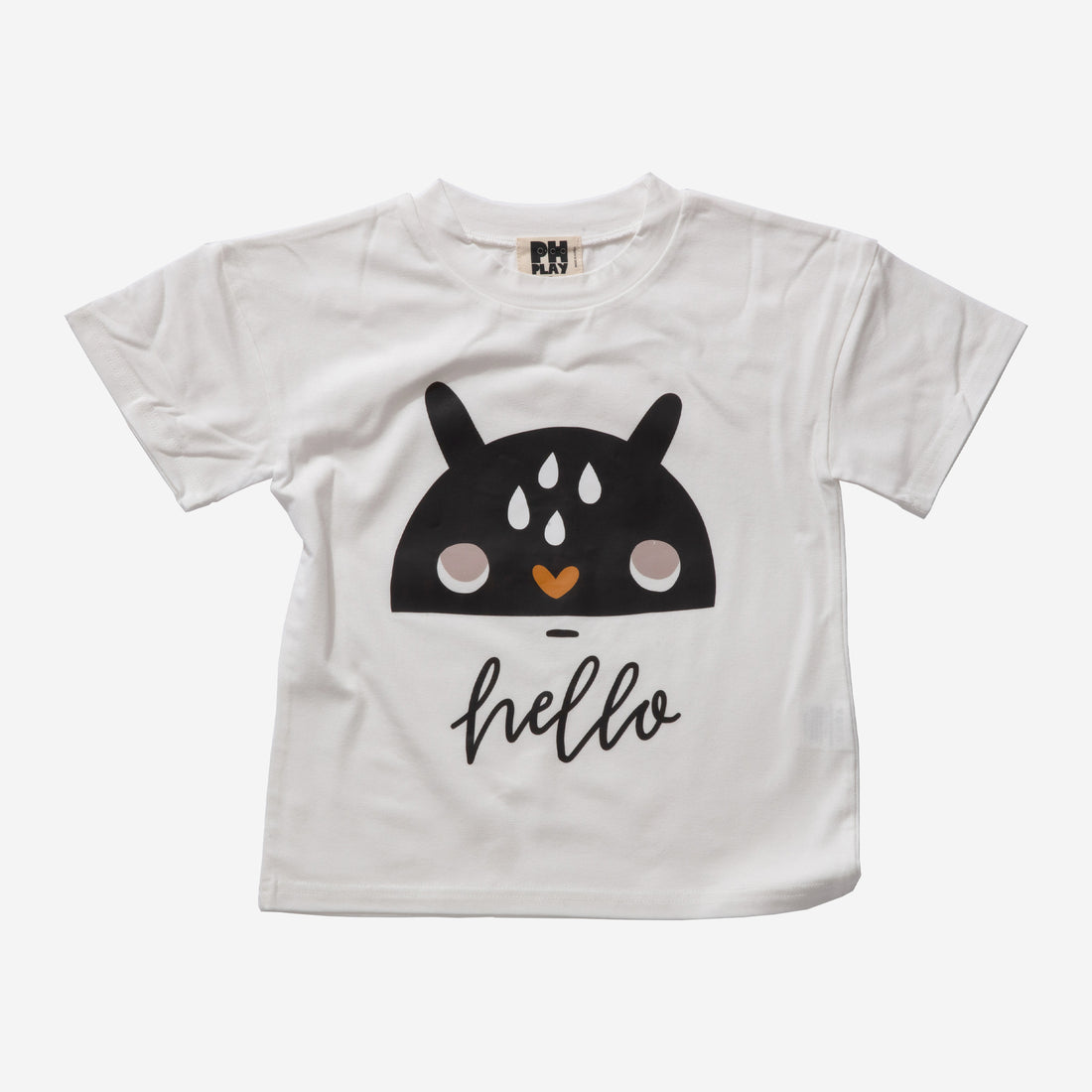 PH T-Shirt - White Hello - 18 Months