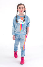 Slouchy Sweatshirt - Blue Depths - 5 Years