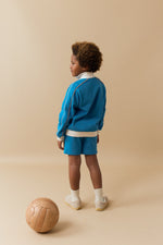 Ezra Athletic Zip Jacket - Blue - 4 Years