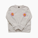 Patched Sweatshirts Set - Oatmeal - 12 Months