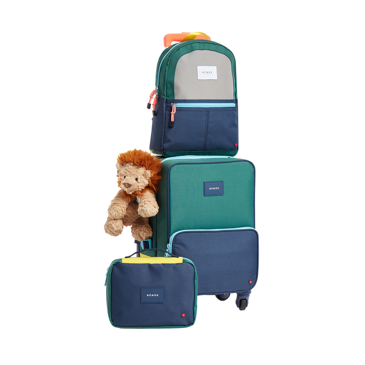 Kane Kids Mini Travel - Green & Navy