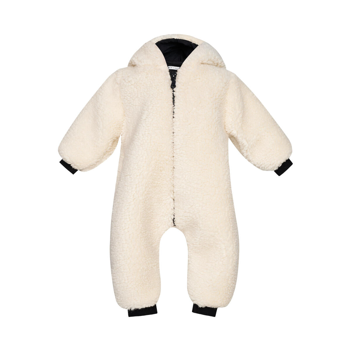 The Happy One Bear Jumpsuit - Ecru - 3-6 Months