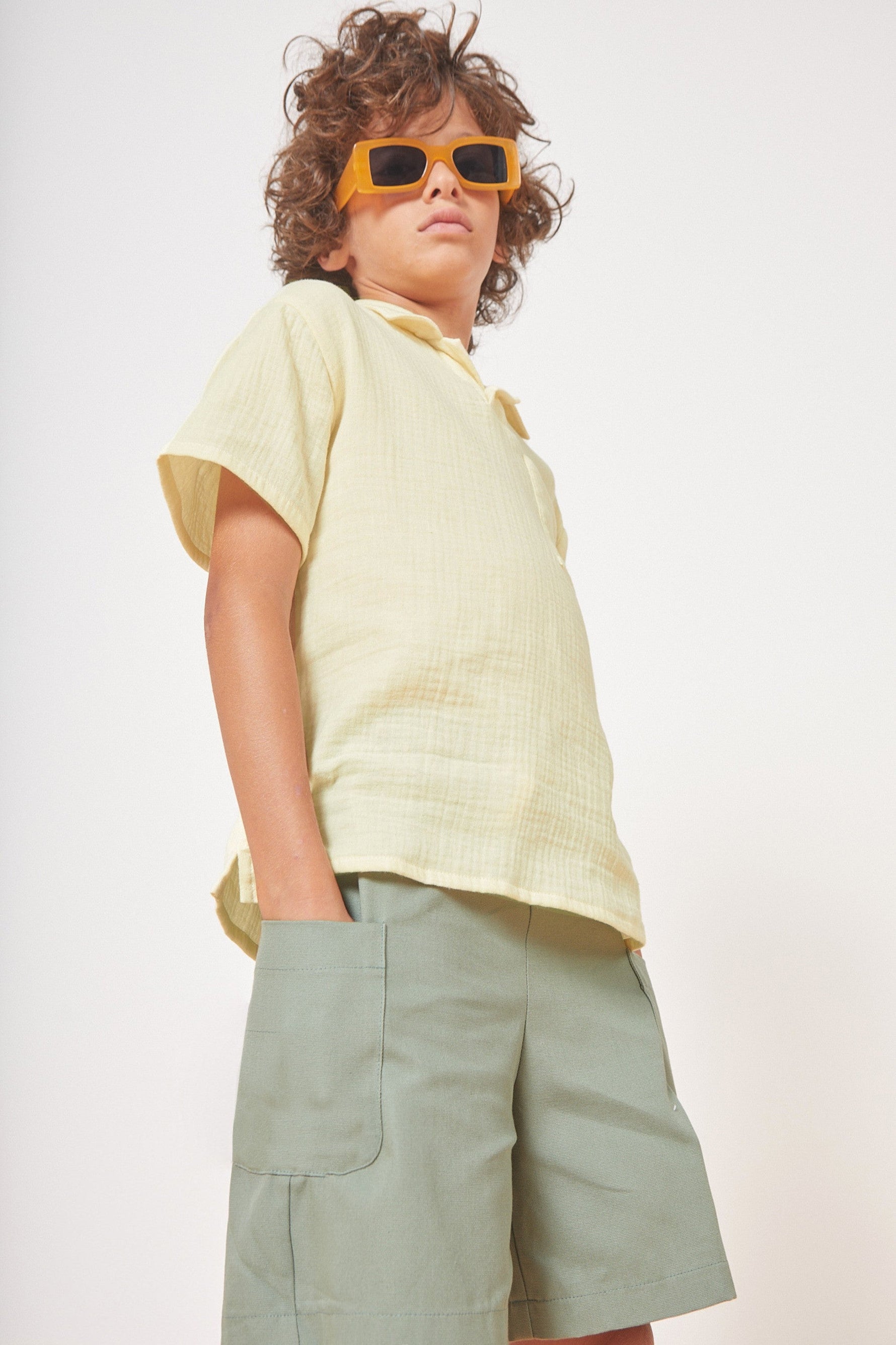 Leo Sarga Bermuda - Green - 2 Years