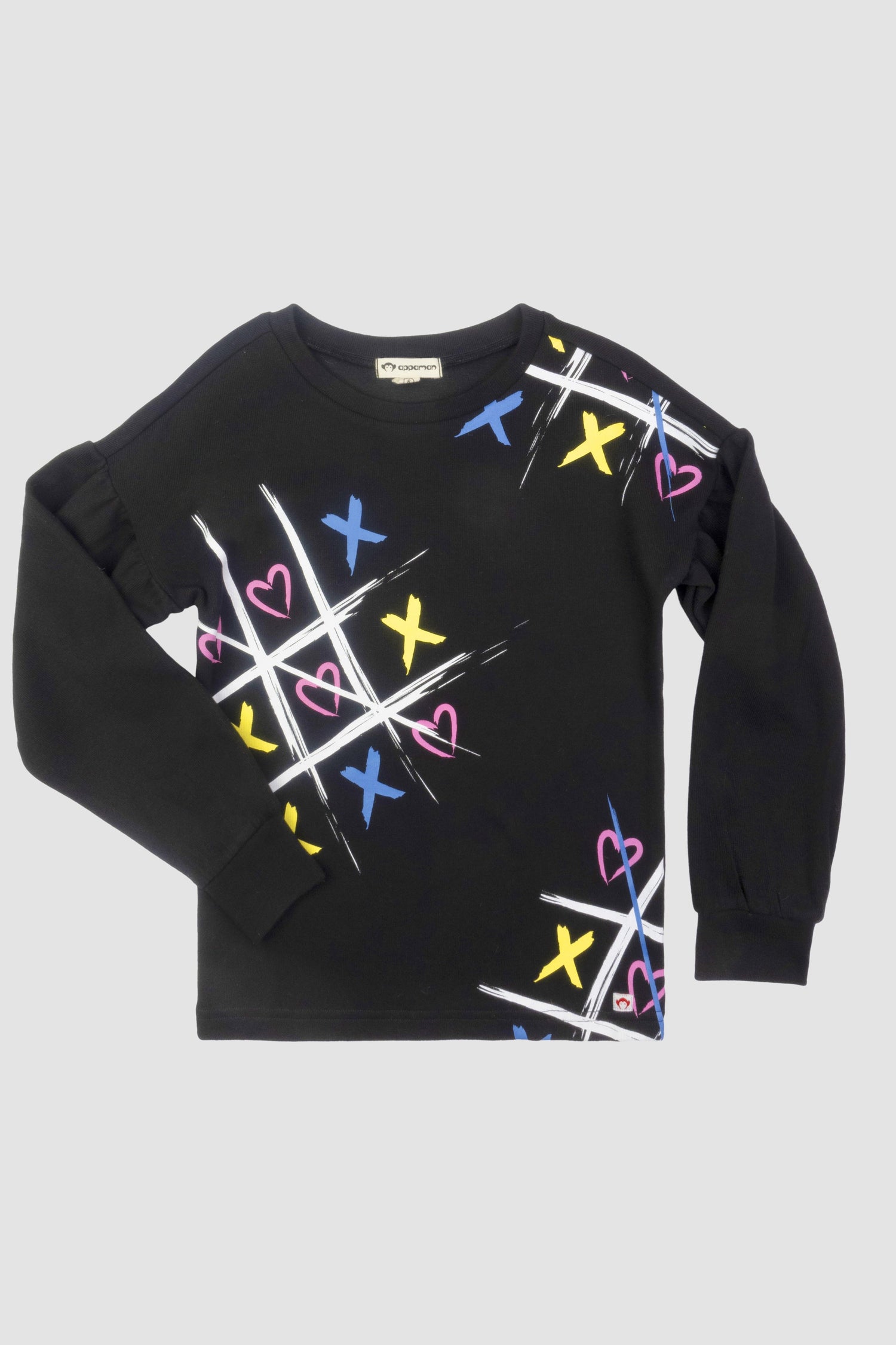 Sofia Top - Tic Tac Toe - Black - 5 Years