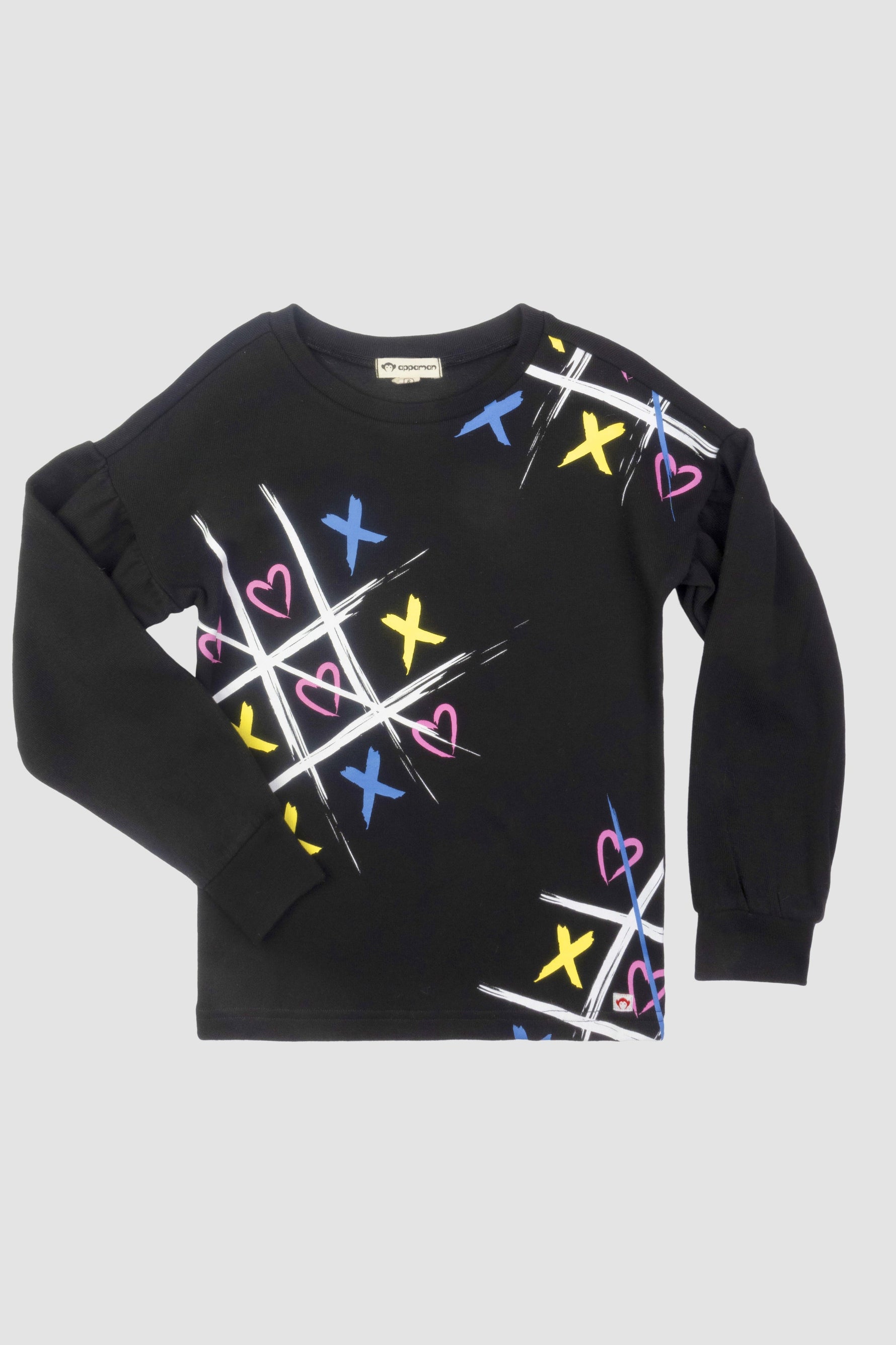 Sofia Top - Tic Tac Toe - Black - 5 Years