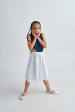 Lemon Sorbet 2 Piece Embroidery & Denim Dress - 3 Years
