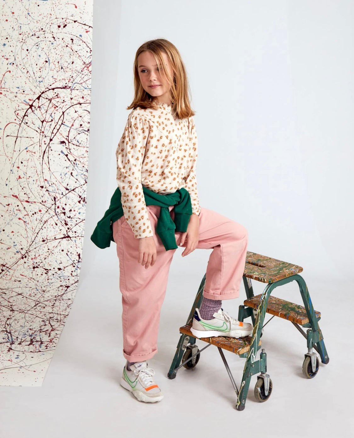 Scarlett Color Pants - Dusty Pink - 6 Years