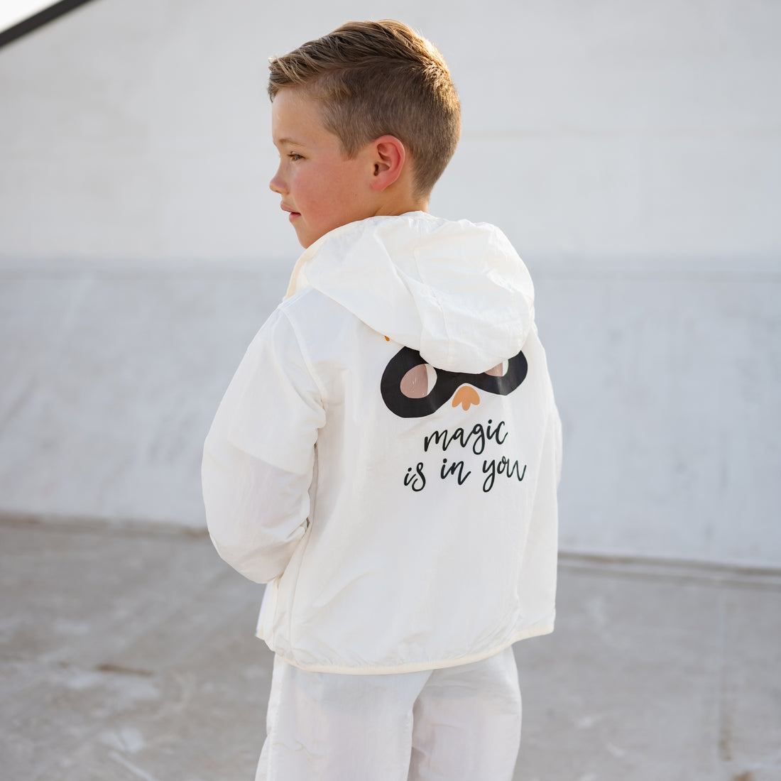 PH Windbreaker - White - 18 Months