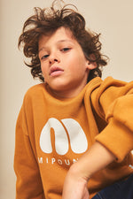 Lena Logo Sweatshirt Organic - Caramel - 2 Years