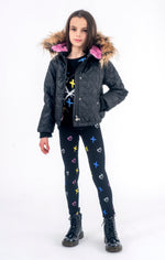 Sofia Top - Tic Tac Toe - Black - 5 Years