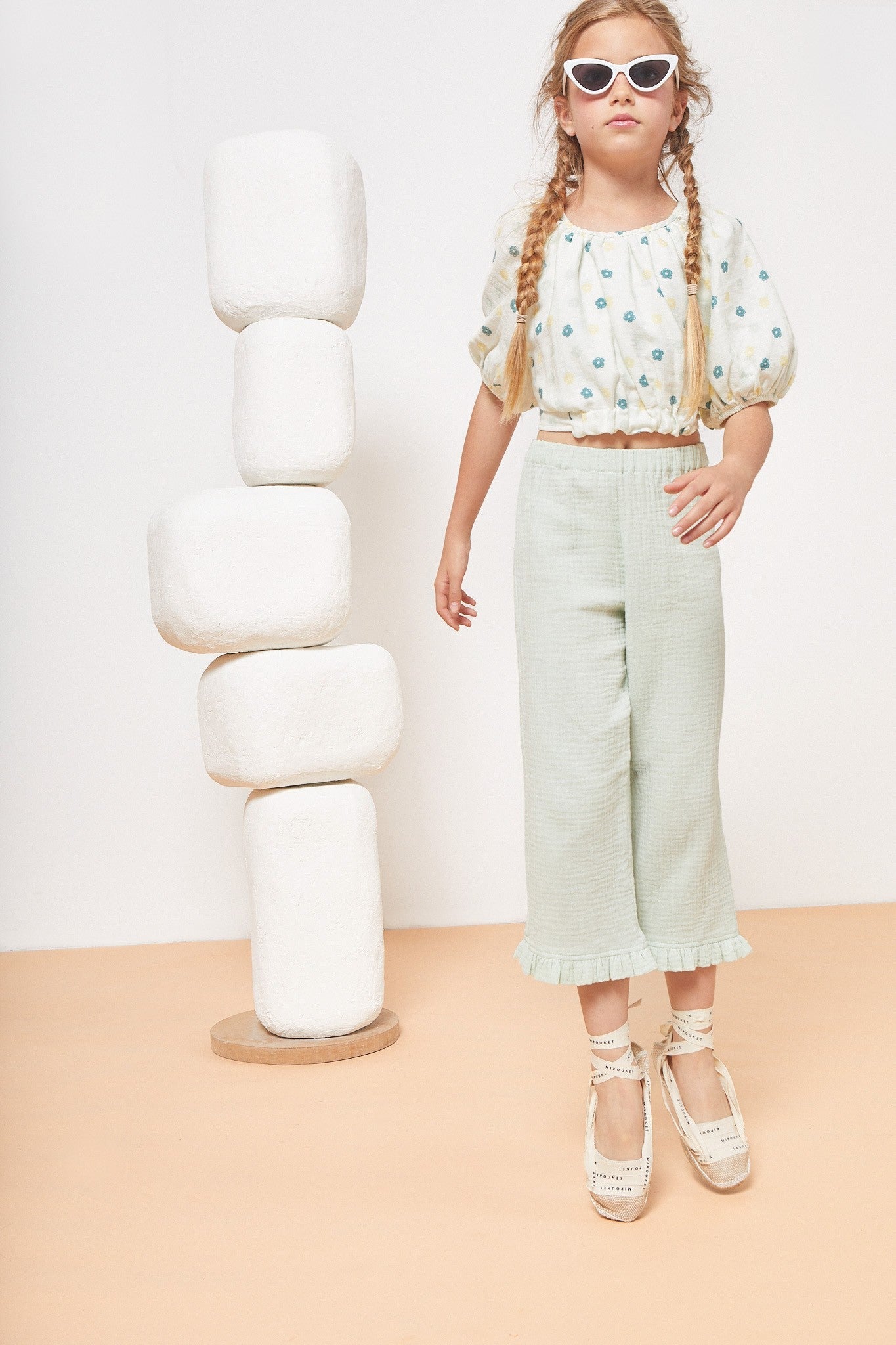 Mia Muslin Flower Blouse - 2 Years