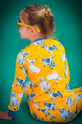 Yellow Dog Organic Cotton PJ Set - 1-2 Years