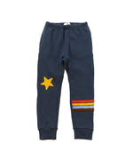 Rainbow Star Sweatpants - Navy - 6 Months