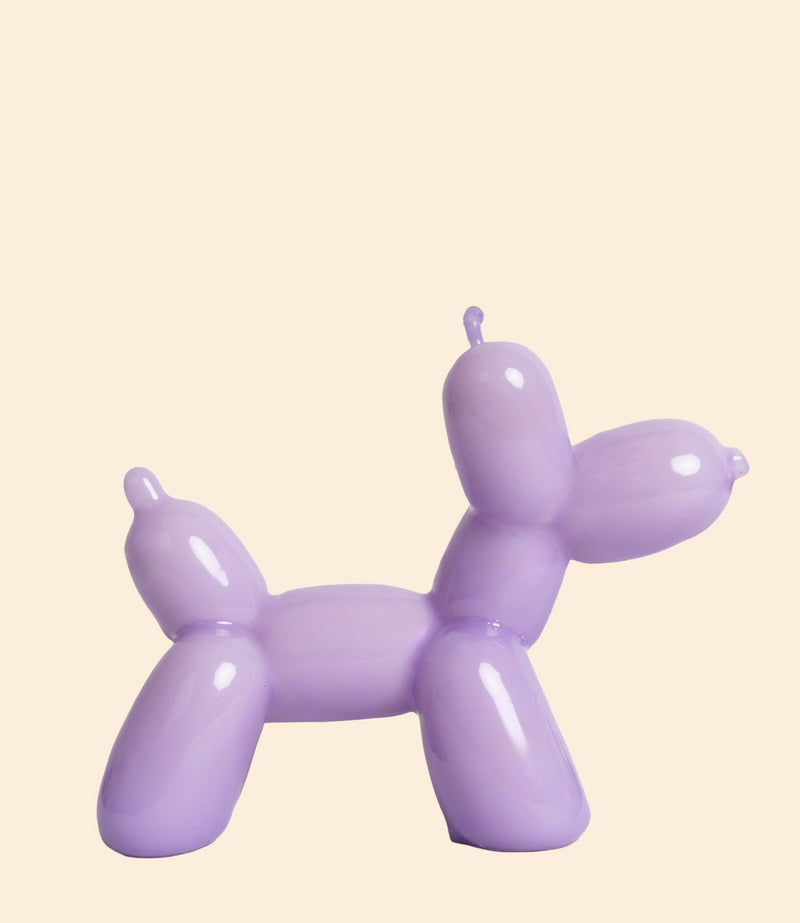 VIOLET BALLOON DOG CANDLE