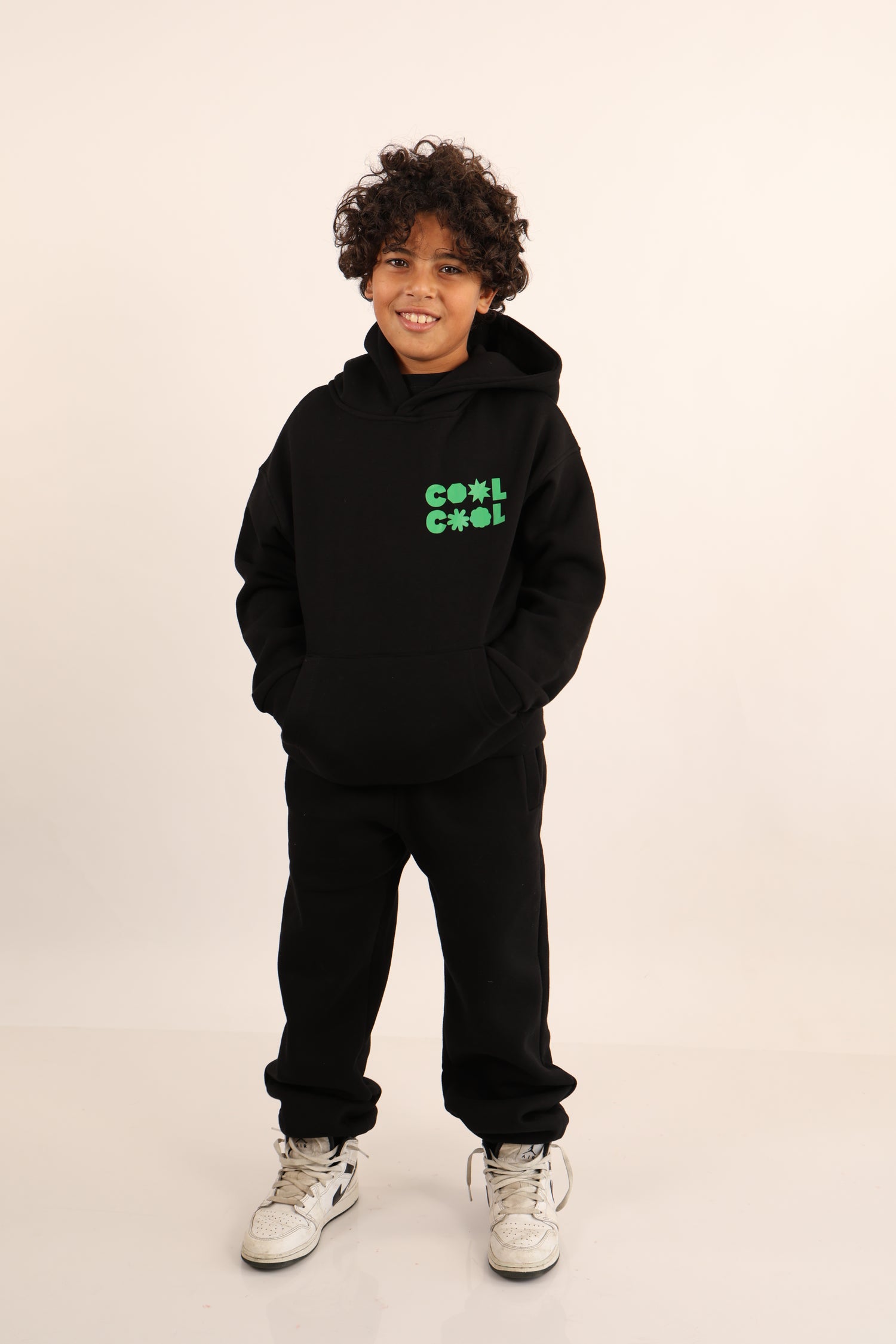 Cool Set - Hoodie And Jogger Set - Black