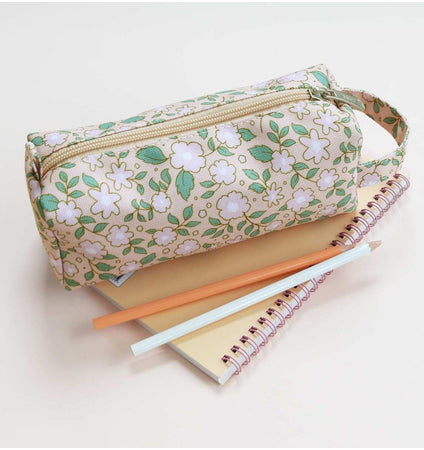 Pencil Case - Flowers Pink