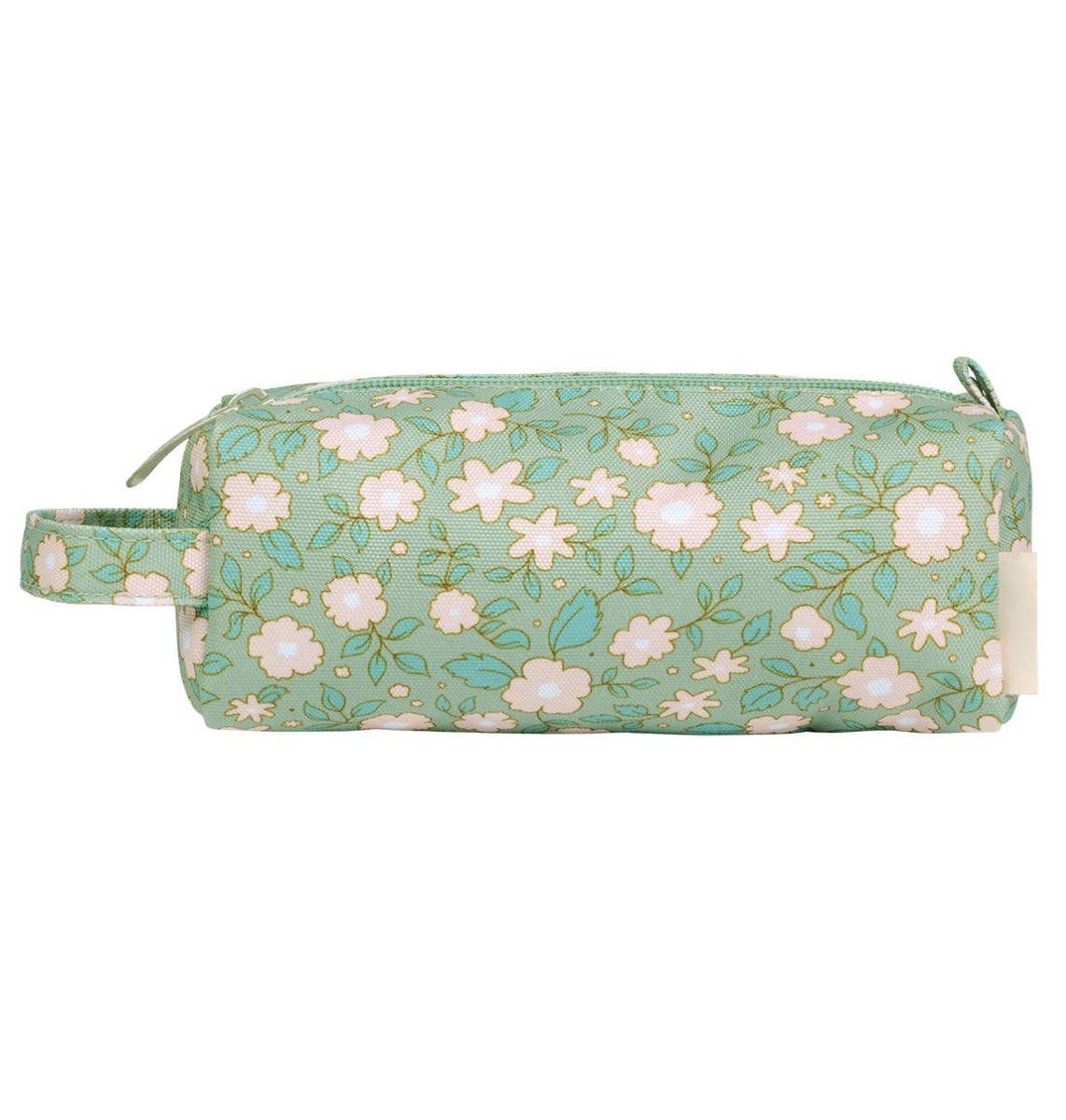 Pencil Case - Flowers Sage