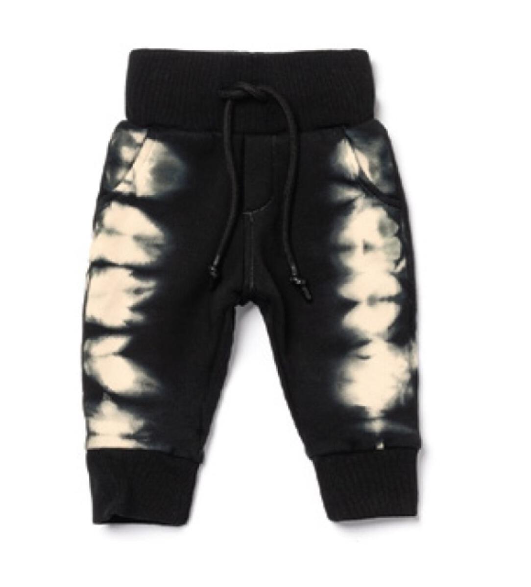 Baby Sweatpant Tie Dye - Black - 6-12 Months