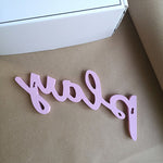 Pink Wooden Play Wall Art