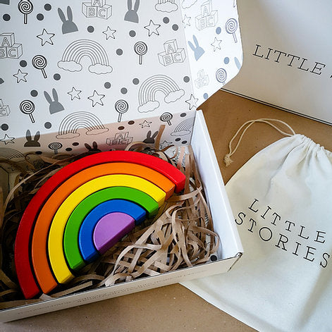 Primary Wooden Stacking Rainbow