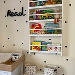 Black Wooden Read Wall Art