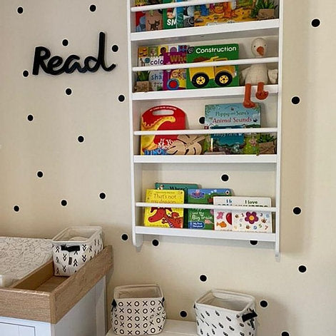 Black Wooden Read Wall Art