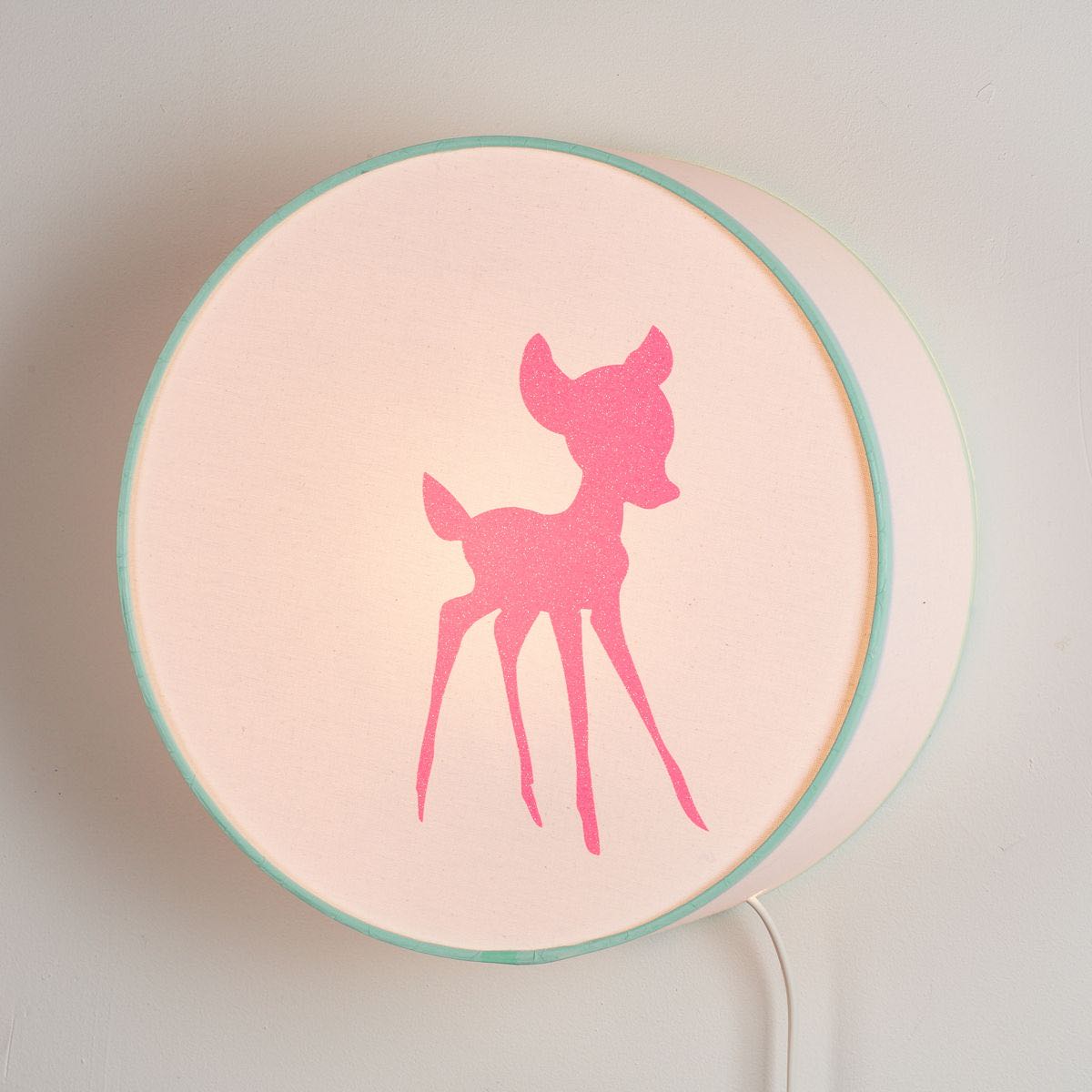 Table or Hanging Lamp: Pink Fawn
