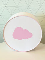 Table or Hanging Lamp: Pink Clouds