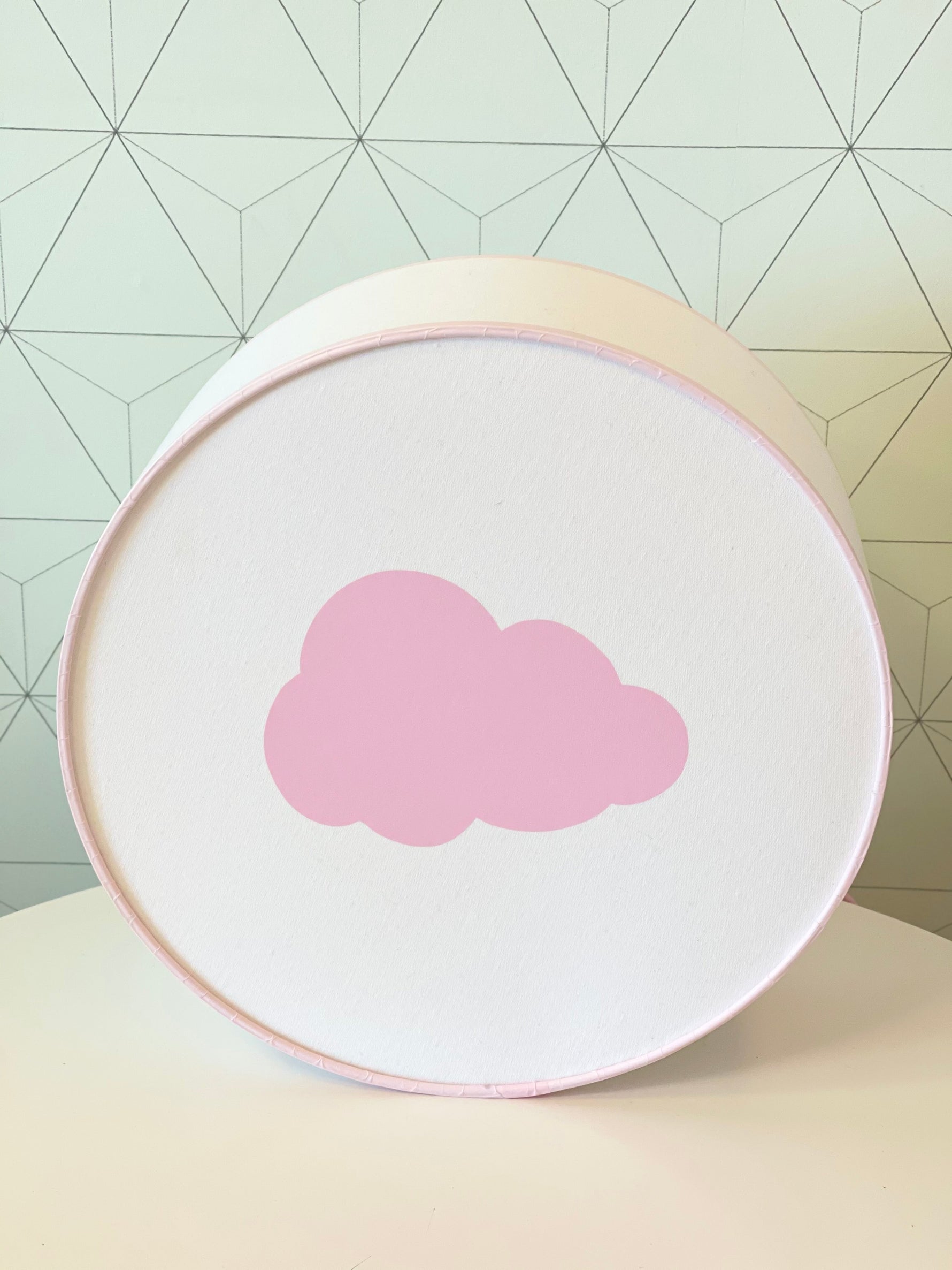 Table or Hanging Lamp: Pink Clouds