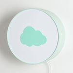 Table or Hanging Lamp: Mint Waves Mint Cloud