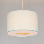 Ceiling Lamp: Light Blue Waves Yellow Cloud