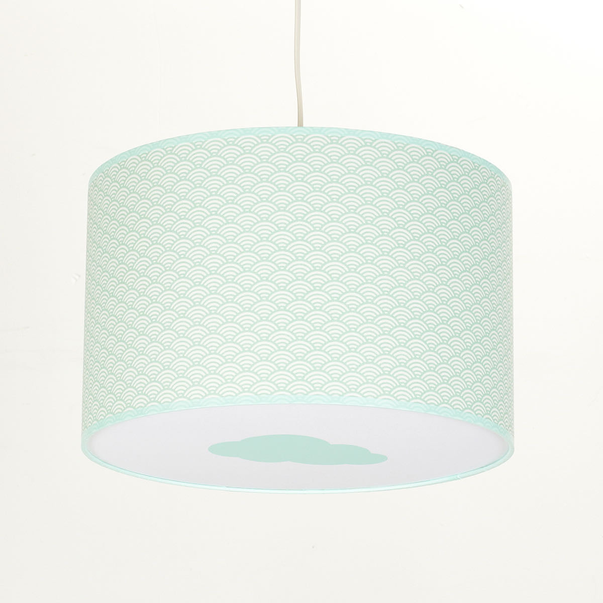 Ceiling Lamp: Mint Waves Mint Cloud