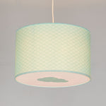 Ceiling Lamp: Mint Waves Mint Cloud