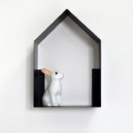 Tall House Shelf - Black