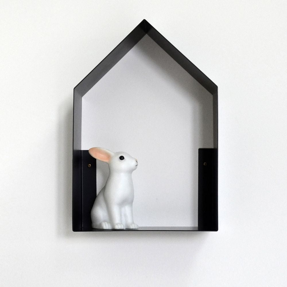 Tall House Shelf - Black