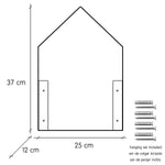 Tall House Shelf - Black