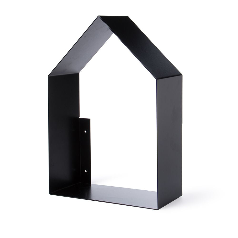 Tall House Shelf - Black
