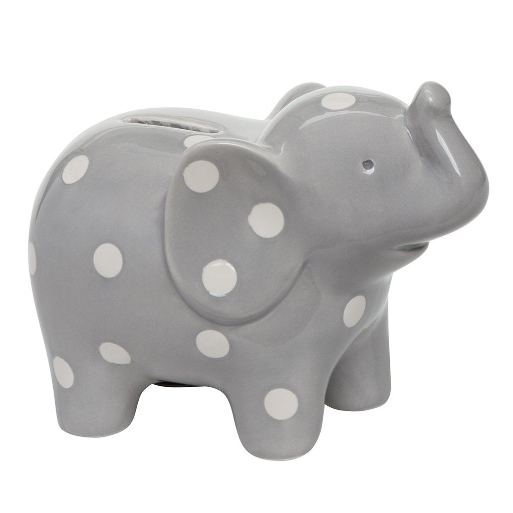 Gray Elephant Money Bank