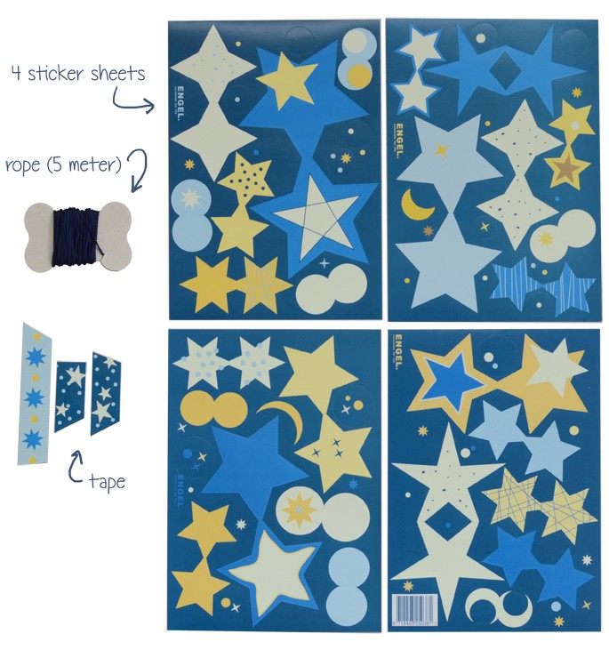 Glow In The Dark Stars Garland