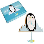 Milo The Penguin Wooden Wall Clock