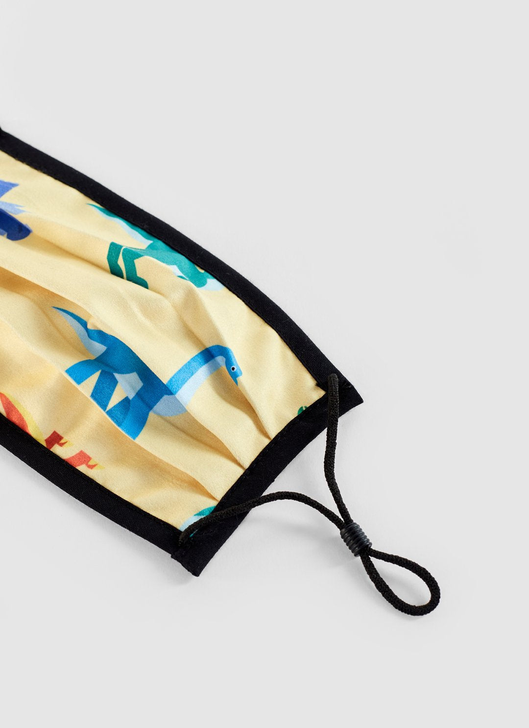 Reversible Checker - Dinos Face Mask