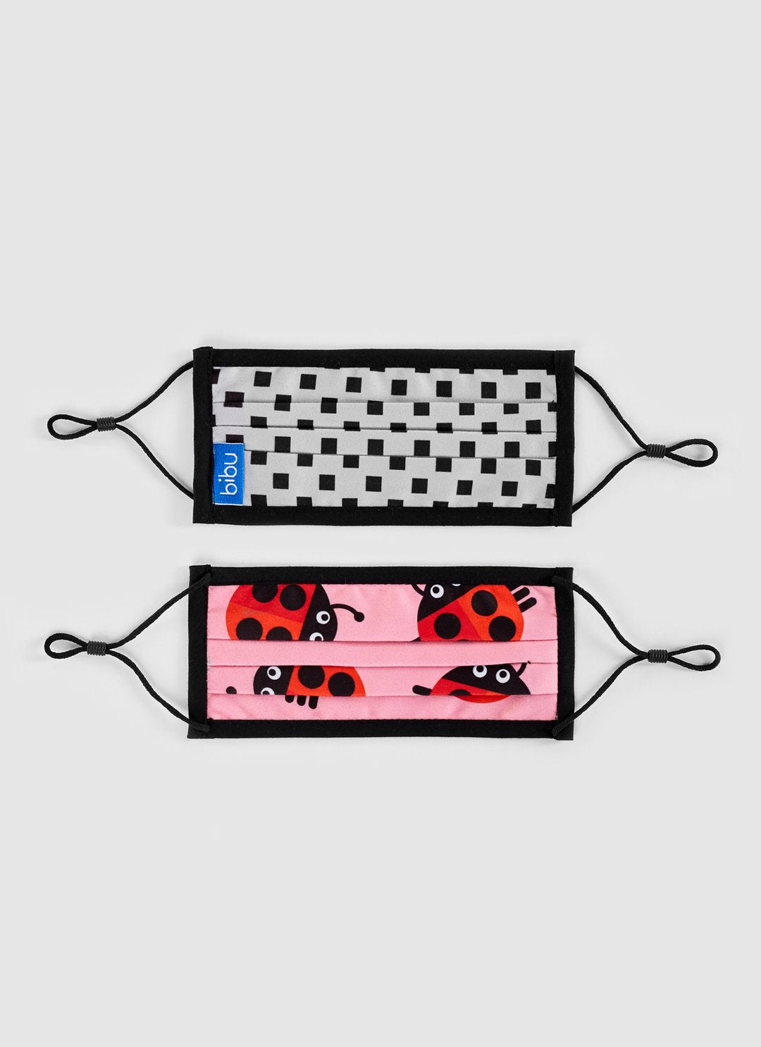 Reversible Checker - Ladybugs Face Mask
