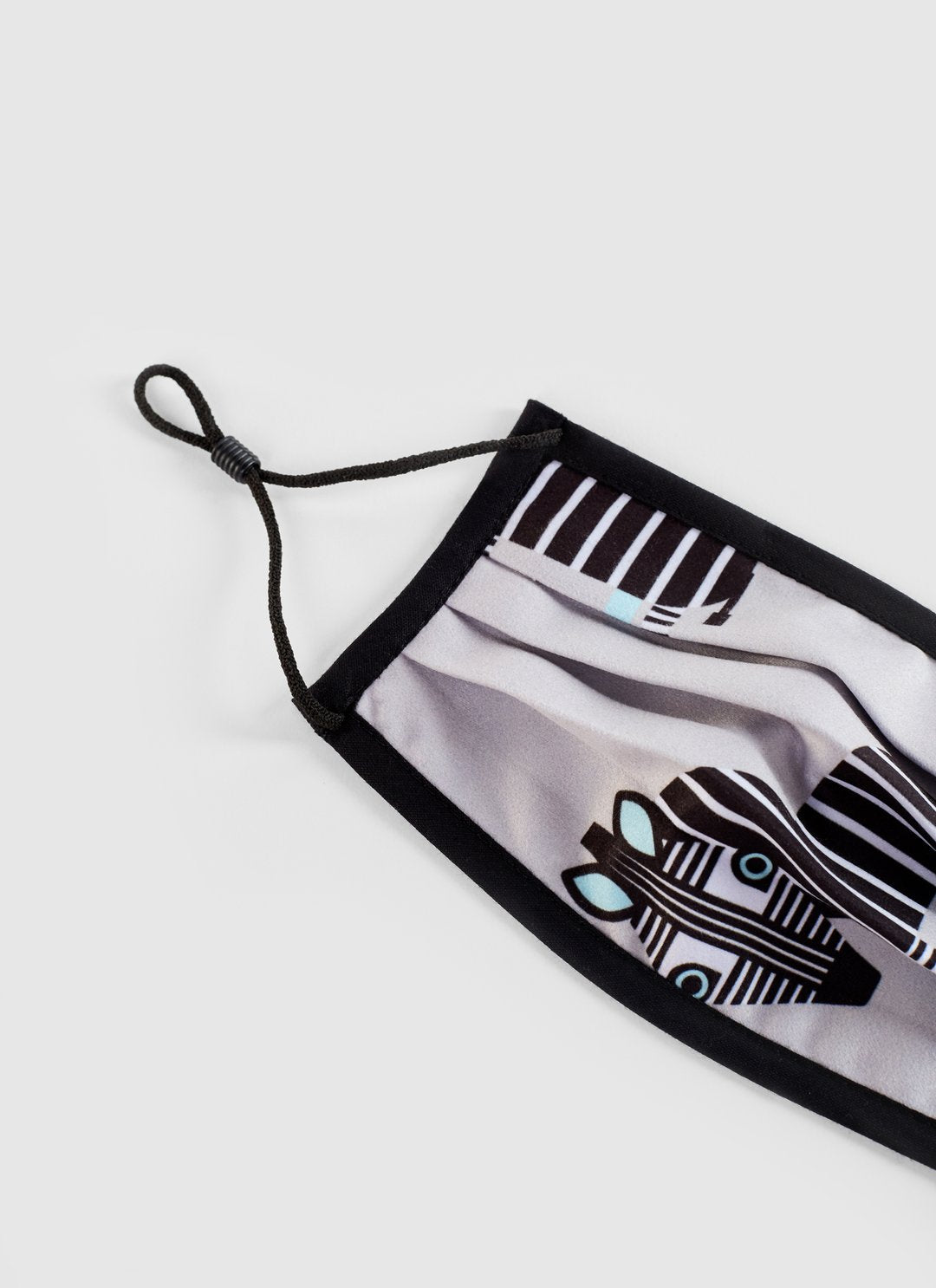 Reversible Checker - Zebras Face Mask